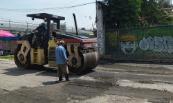  ALCALD?A CUAUHT?MOC REALIZA TRABAJOS DE REENCARPETADO EN ATLAMPA