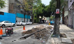 POLICIA AUXILIAR DE CUAUHTEMOC ACORDONA ZONA TRAS FUGA DE GAS EN LA COLONIA GUERRERO