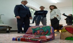 BUTACAS DEL ANTIGUO ESTADIO AZTECA SE CONVIERTEN EN OBRAS DE ARTE EN EXPOSICI?N INAUGURADA POR LA ALCALD?A CUAUHT?MOC